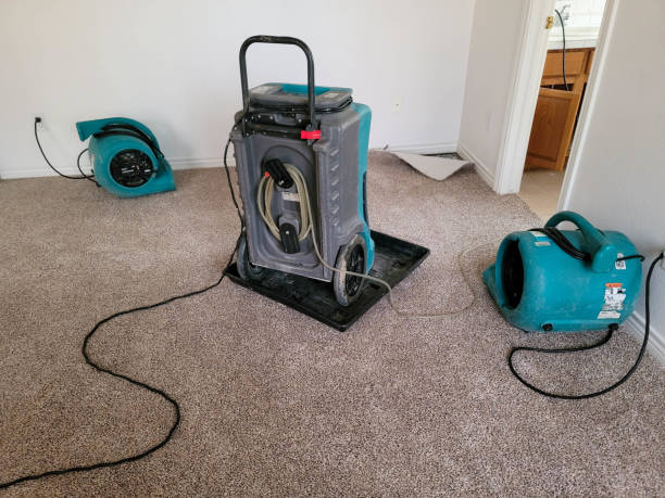 Water damage restoration process in Wetumka, OK